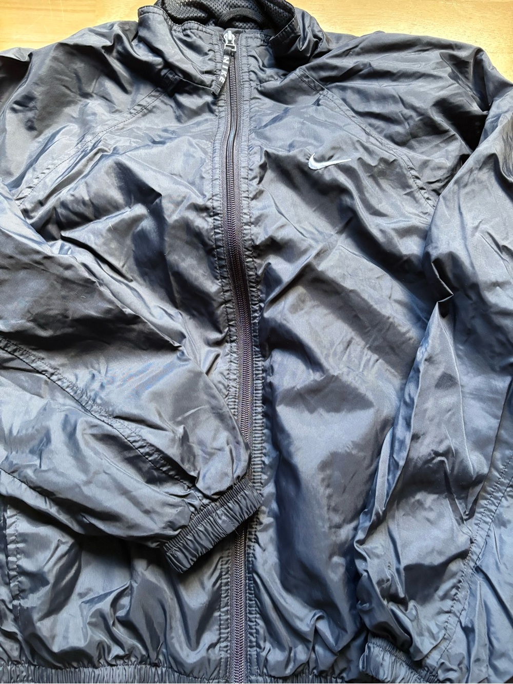 Nike Men’s Dark Navy Lightweight Zip-Up Jacket